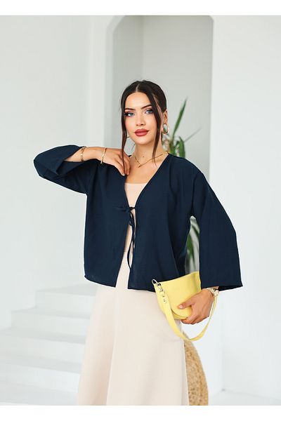 Vegove Linen Short Kimono