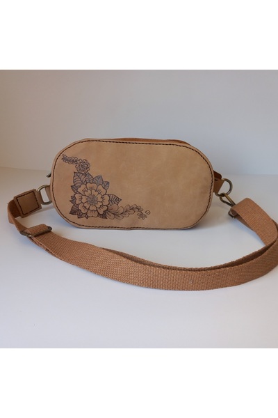 SOFT A Leather El Yapımı Hakiki Deri Kadın Bel Çantası