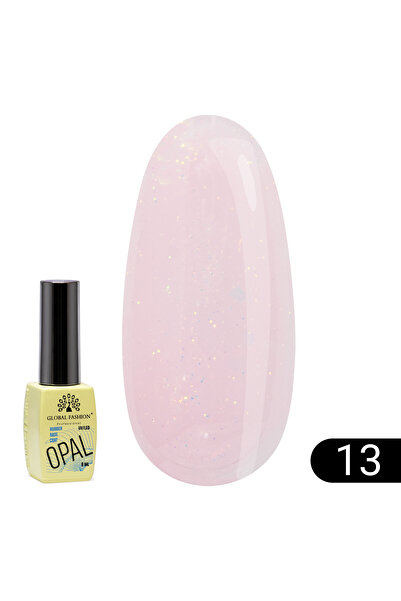 global fashion Bază pentru unghii Opal Rubber Base, Global Fashion 8 ml, 13