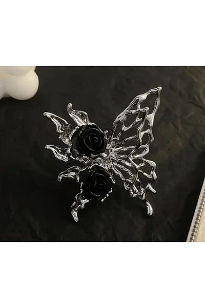 Dgt Luxury Gothic Big Butterfly Ring