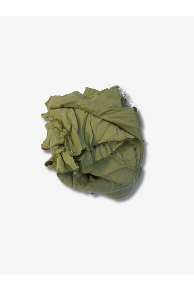 Yiğit Kumaş Liyosel Fabric, Piece 140X140 cm Khaki Color