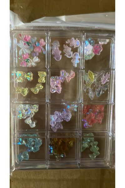 global fashion Σετ ογκωδών τρισδιάστατων φιγούρων για μανικιούρ D-2