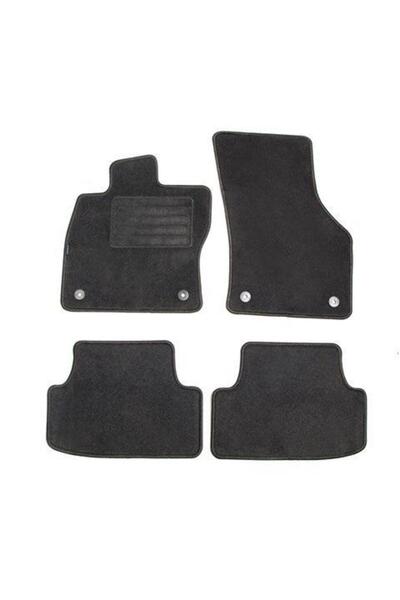 PETEX Set covorașe auto din mochetă Rex, model 112461902PX, culoare grafit, compatibil cu Seat Leo