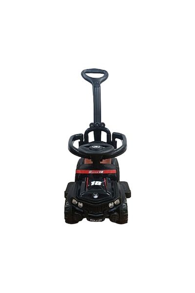 JHT Masinuta copii, 3 in 1, cu melodii, maner de impins pentru parinti, bara de protectie, design modern