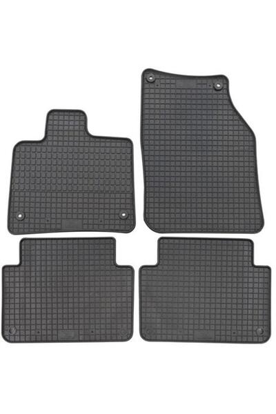 PETEX Set 4 covorașe auto din cauciuc 12110PX, negre, compatibile cu Audi Q7 4L, 2006-05.2015
