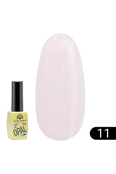 global fashion Bază pentru unghii Opal Rubber Base, Global Fashion 8 ml, 11