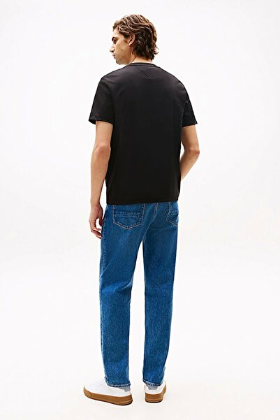 Tommy Hilfiger Men's Iconic Hilfiger Black T-Shirt Mw0Mw39585Bds