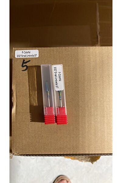 global fashion Bit din carbid pentru îndepărtarea gelului și ojei semipermanente, F- Colorful Small Umbrella ST