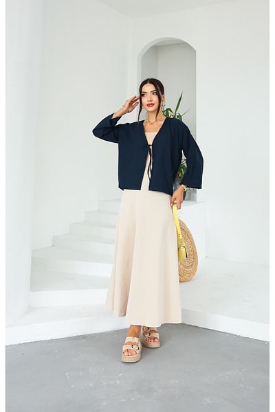 Vegove Linen Short Kimono