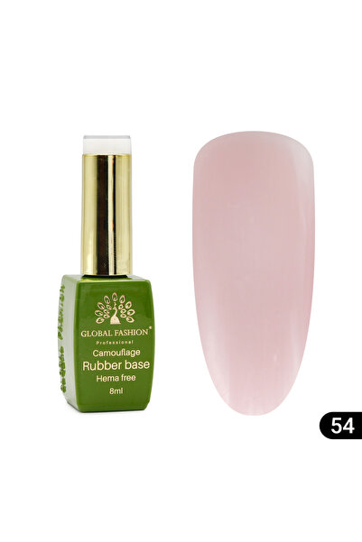 global fashion Базово покритие за нокти Camouflage, без хема, 8 мл 54