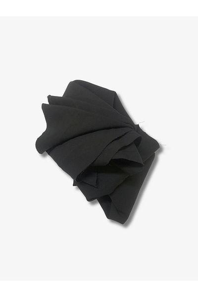 Yiğit Kumaş Trousers Flexible Buckle Fabric, Piece 140X140 cm Black
