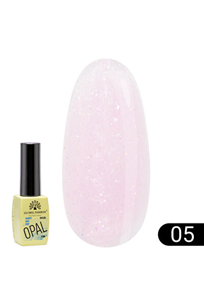 global fashion Set de 3 unități: Bază pentru unghii Opal Rubber Base, 8 ml, 05