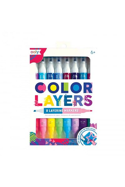Ooly Carioci duble Color Layers - set de 8