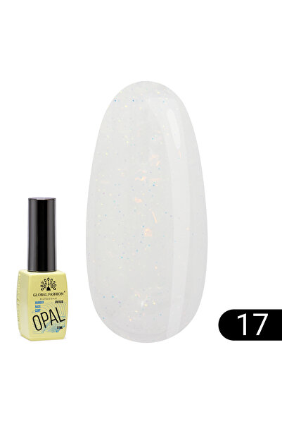 global fashion Set de 3 unități: Bază pentru unghii Opal Rubber Base, 8 ml, 17
