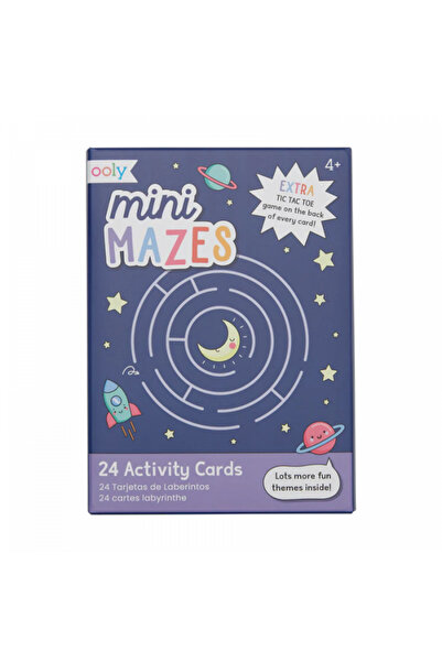 Ooly Collection of 24 cards with games and activities - Labyrinths