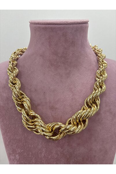 İthal cip gold kolye