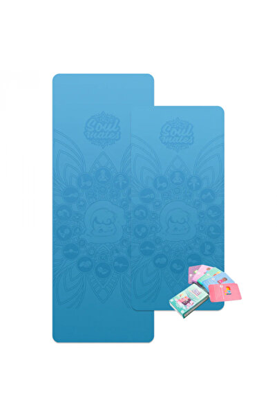 Glo Pals Set Yoga Mama-Copil, saltele asortate si carduri incluse - Wave, albastru