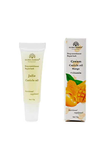 global fashion Cremă hidratantă pentru cuticule, 15 g, mango