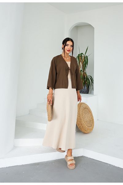 Vegove Linen Short Kimono