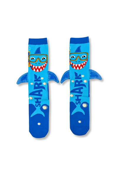 glitters Funky 3D High Socks for Kids & Teens – Fun Socks - Shark