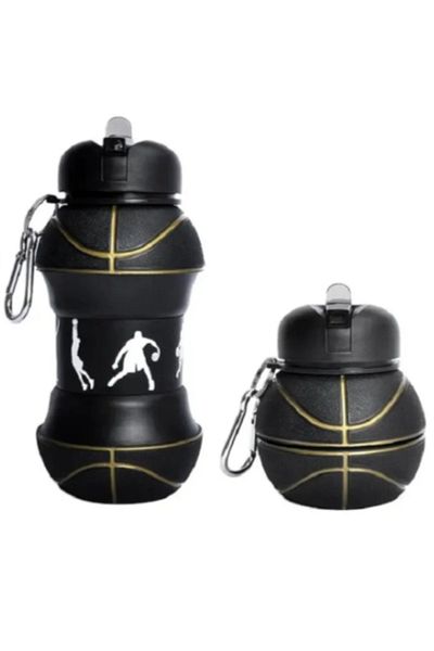 çt çeçem ticaret Slikon Drinker 550ml Seal-Free Foldable School Office Camping Travel Drinker