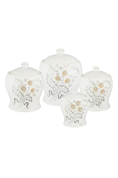 Abareek Al Safa Ceramic spice jars. 4 pieces