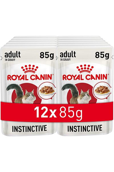 Royal Canin Instinctive In Gravy Wet Food for Highly Active Cats in Gravy 12*85g