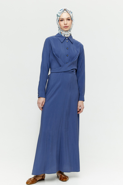 Setrms Kuşaklı Pamuk Elbise