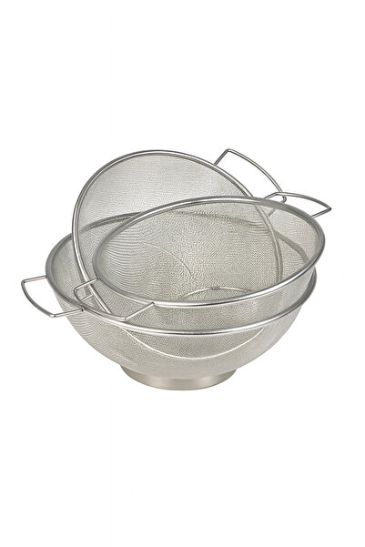 UYT LİFE Salata Süzgeci Meyve Süzgeci, Makarna Süzgeci, Paslanmaz Çelik Çift ...