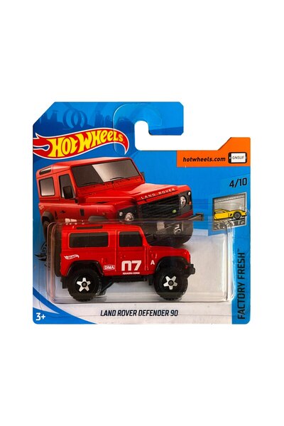 HOT WHEELS Masinuta Metalica Hot Wheels, Land Rover Defender 90 Factory Fresh 2020, 1:64, Rosu