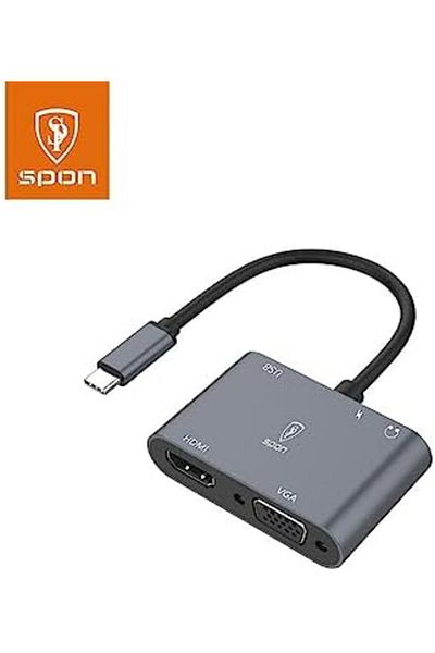 Spon محول USB C متعدد المنافذ 5 في 1 من SB Spoon