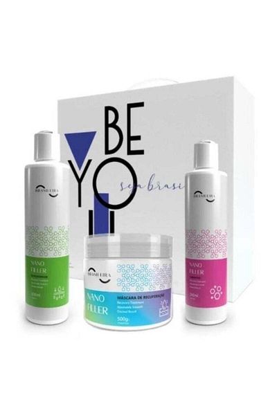 BRASILEIRA Nano Filler Hair Care Set for Protein and Keratin Treated Hair from Brasilera