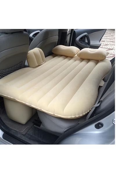 Expres Inflatable car mattress with electric pump beige