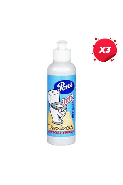 ASEVI X3 - LIQUID BATHROOM TOILET FRESHENER 200ML CLASSIC, Toilet fresheners