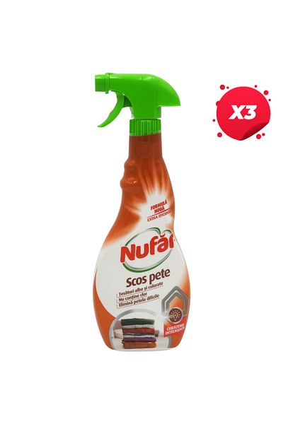 Nufar X3 - STAIN REMOVAL SOLUTION 500ML
