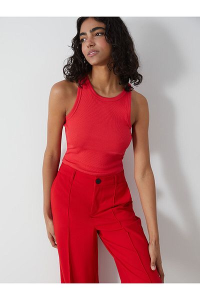 LC Waikiki Crew Neck Crop Women's Athlete