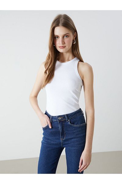 LC Waikiki Crew Neck Textured Women's Athlete