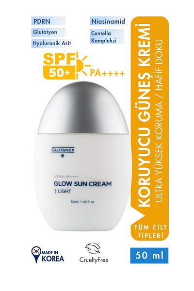 GLUTANEX Sun Cream Spf 50+ Pa++++ Brightening Revitalizing Anti-Blemish 50 ml