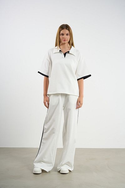 HANIQA Polo Neck Summer Sports Suit |   44-50 - 25220