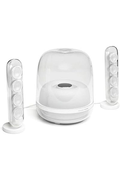 Harman Kardon نظام مكبر صوت بلوتوث SoundSticks 4 - أبيض