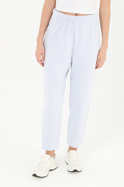 Modamorfo Women's Rib Detailed Sweatpants - 30189Pnt