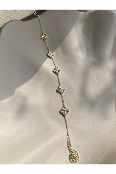Shiny Gold Cleef 14K Altın Kaplama Kuyum Model Kararmaz Garantili Faturalı
