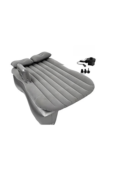 Expres Saltea auto gonflabila cu pompa electrica gri