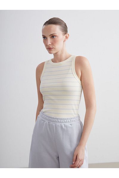 LC Waikiki Crew Neck Striped Women's Athlete