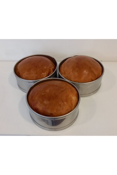 RENUZU Ponçik Ekmek & Hamburger Ekmek Kalıbı 3 Lü Genişlik 8,5cm Derinlik 3,5...