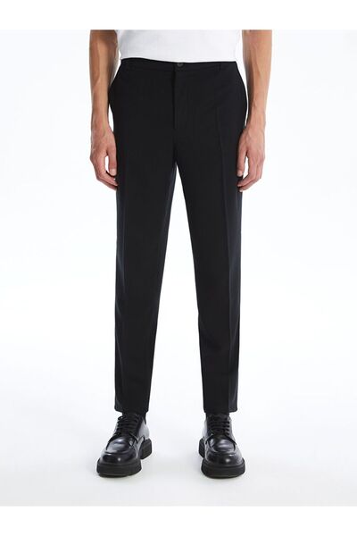 LC Waikiki Siyah Standart Kalıp Erkek Pantolon