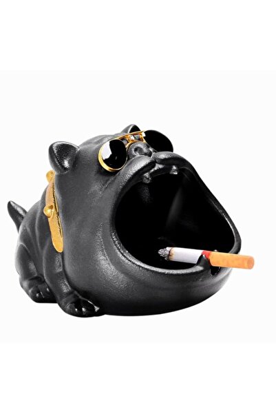 Generic whungfa Ceramics Cigarette Ashtray,Cute Bully Dog Indoors Ashtray,Tra...