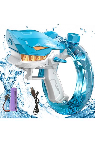 WALALLA Automatic electric water toy, blue shark model