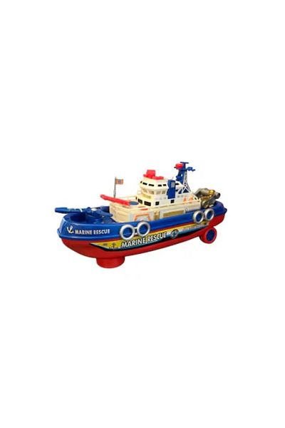 MASHASHOP Police Boat with sounds and lights, MASHASHOP, multicolor, 24 cm