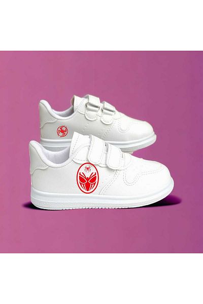 bhk desing Red Little Head Printed Boy's Sports Shoes Sneaker